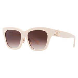 NEW CELINE SUNGLASSES, WOMEN IVORY EYEWEAR CELINE CL40253F 25F